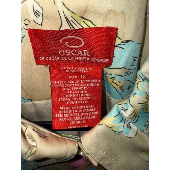 Oscar De La Renta Estilo Womans Jacket - size 12 - Picture 9 of 9